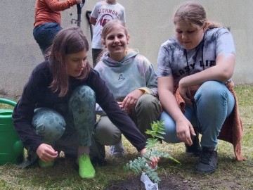 Inauguracja projektu Owocowe łódzkie w Łodzi 2.06.2023 r., 